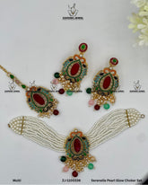 Serenelle Pearl Glow Choker Set | ZAROSH JEWEL Multi